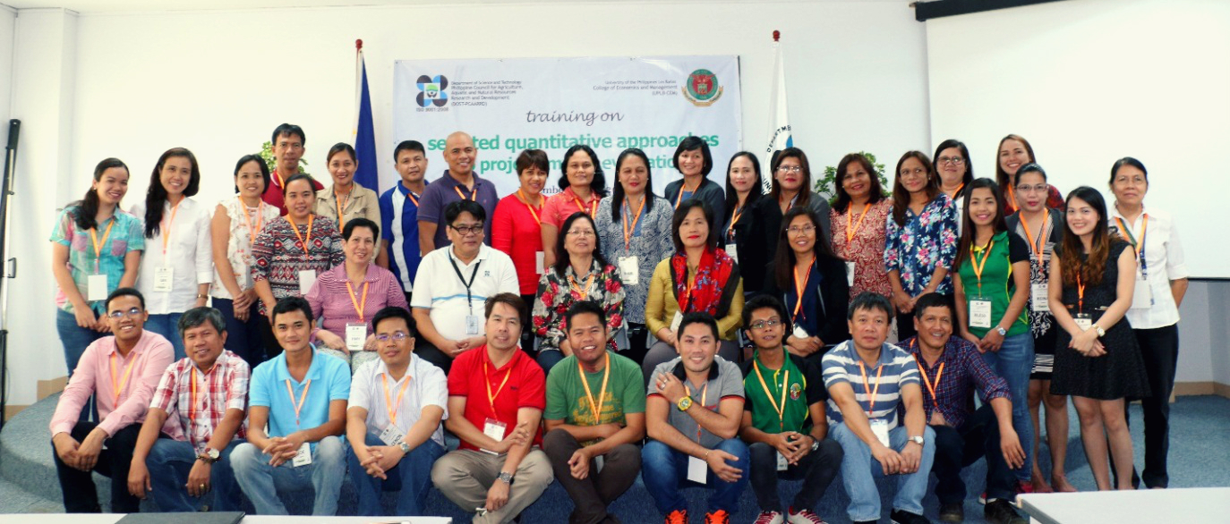 PCAARRD and UPLB-CEM Conducts Training on Project Impact Evaluation