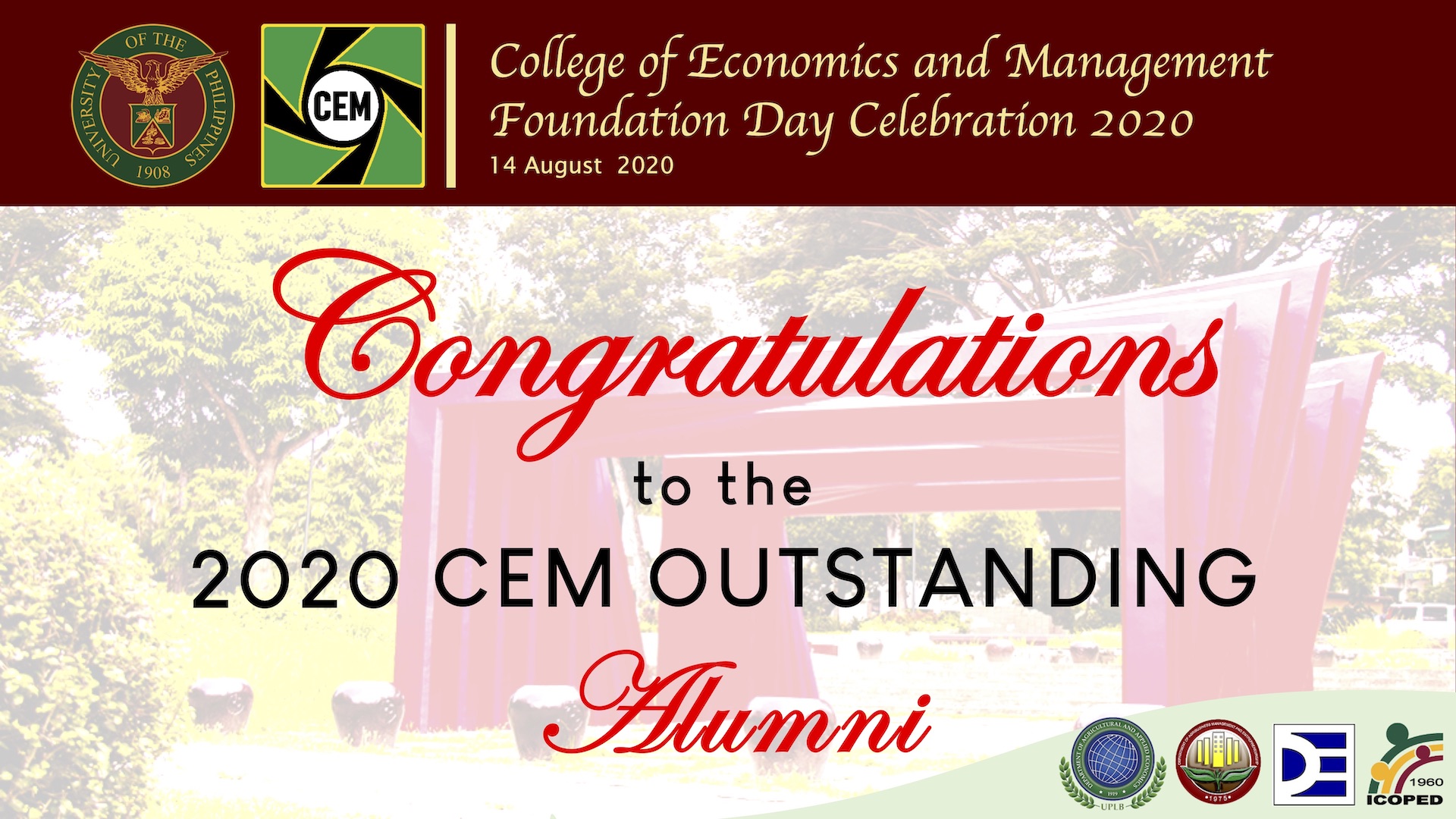 CEM awarded six Outstanding Alumni in 2020