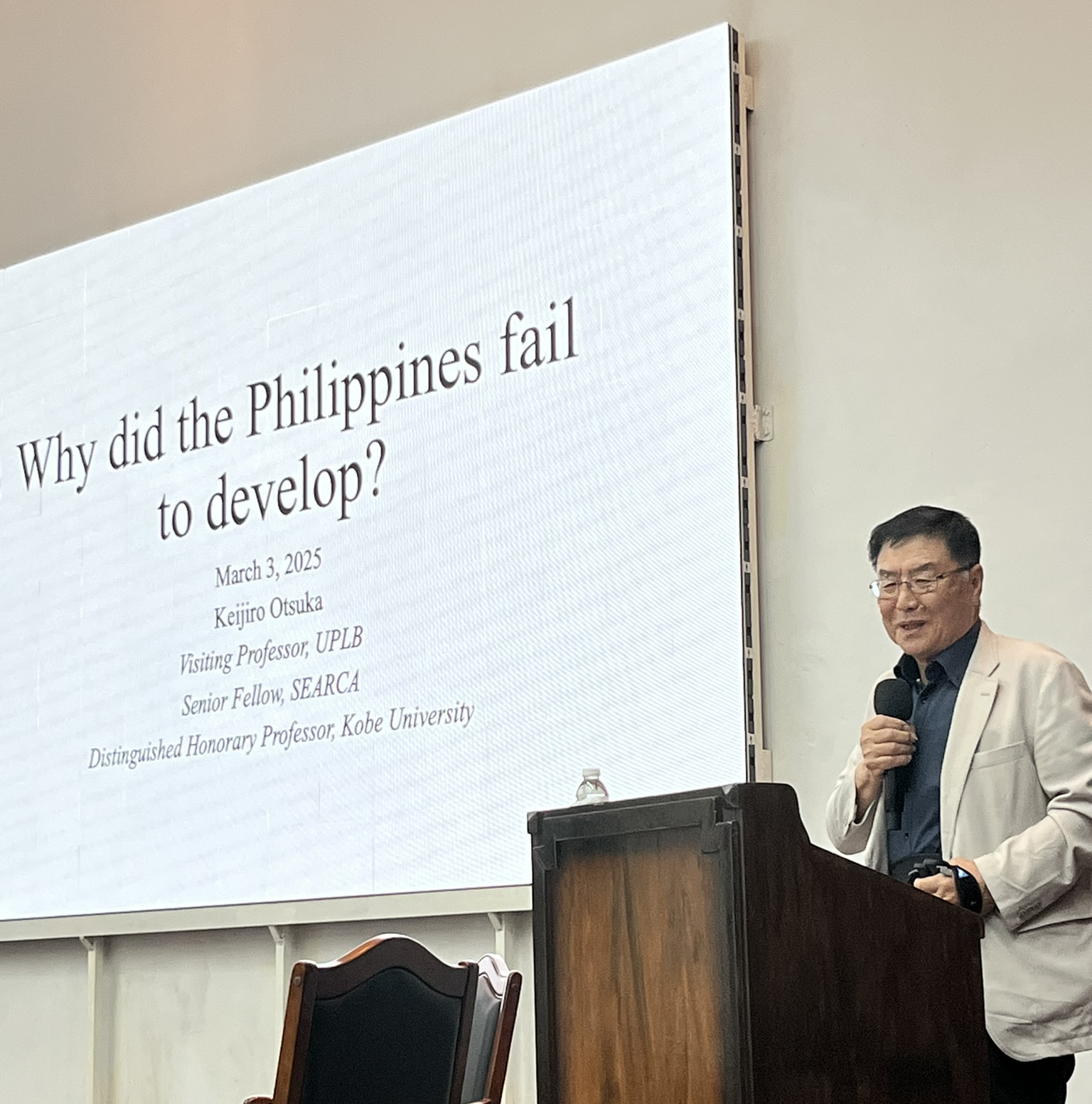 Prof. Otsuka weighs in on PH ‘failure’ in UPLB-CEM seminar
